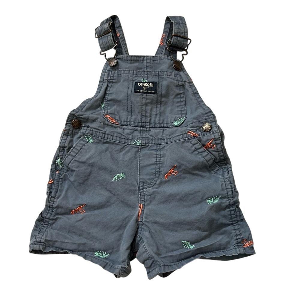 OshKosh B'gosh Dino Shortall Overalls
